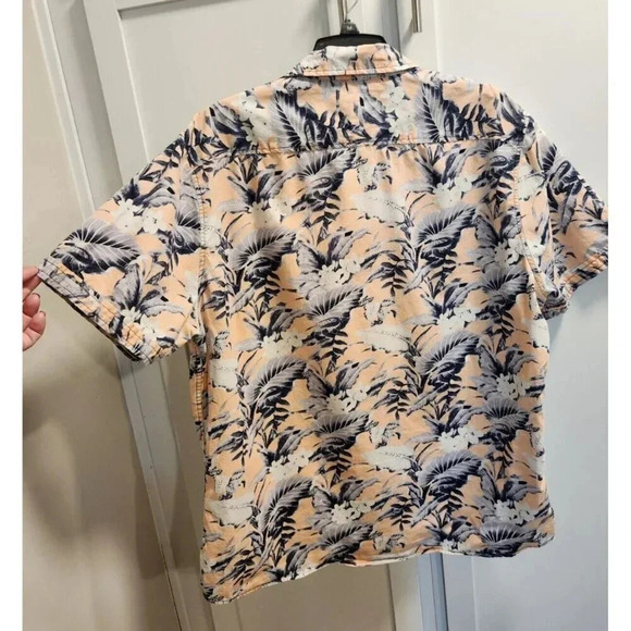 Lee Men's 100% Cotton Tropical Hawaiian Button Down Shirt Regular Fit Sz XL - Picture 5 of 8